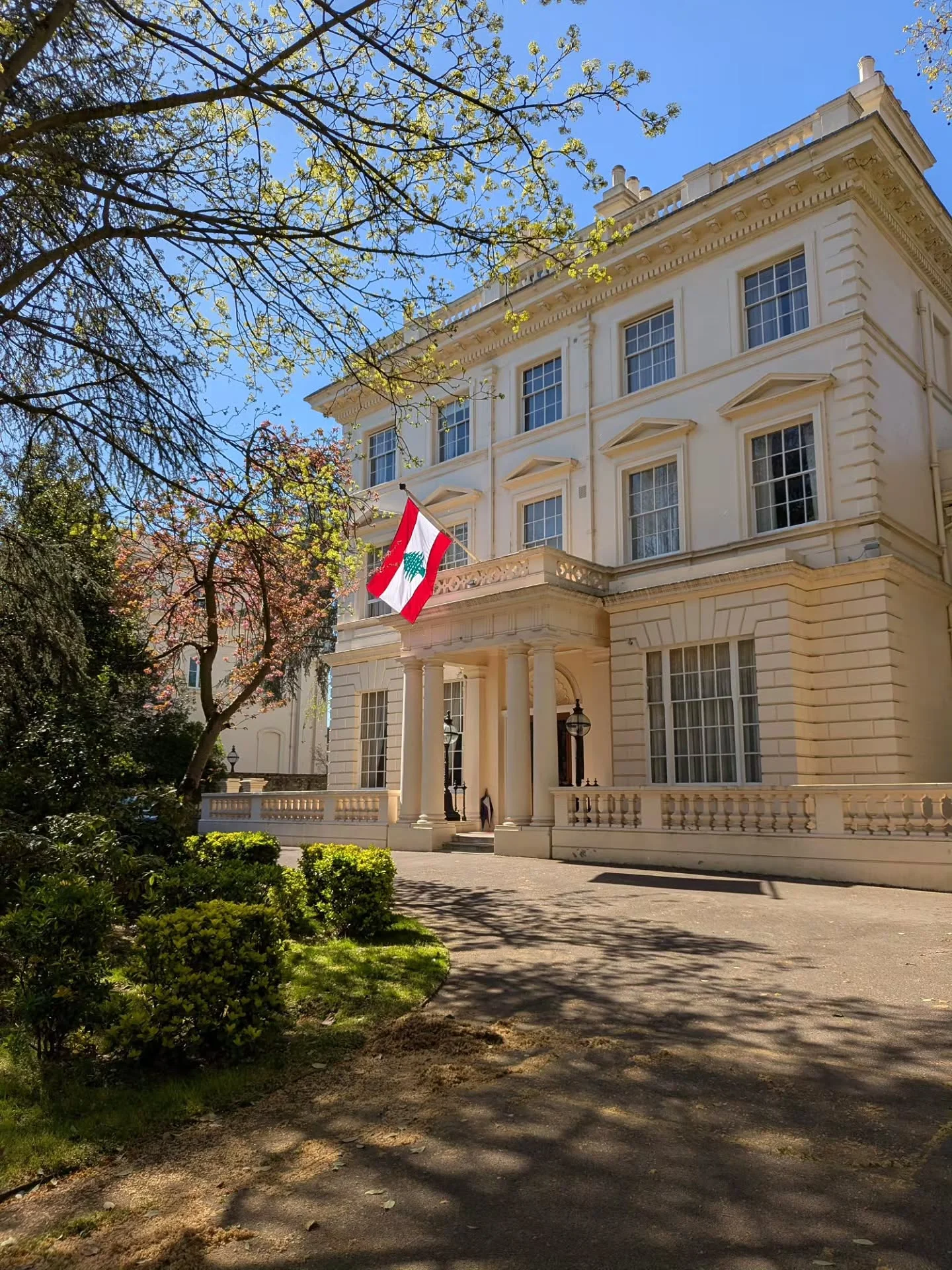 The Lebanese Embassy during a European visit